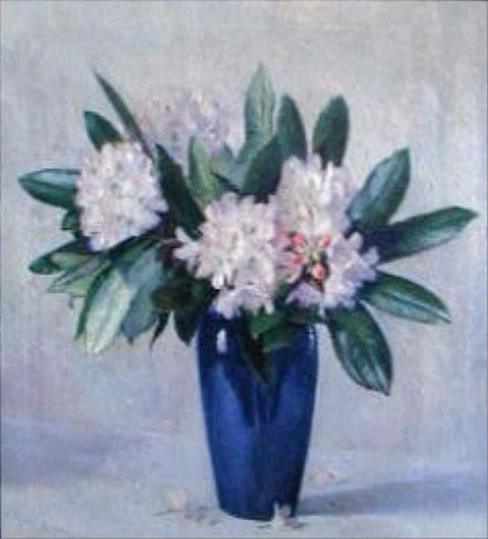 unknow artist Rhododendrons by Clara Burbank oil painting picture